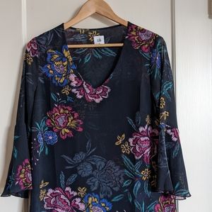 Cabi Olivia floral blouse 5306